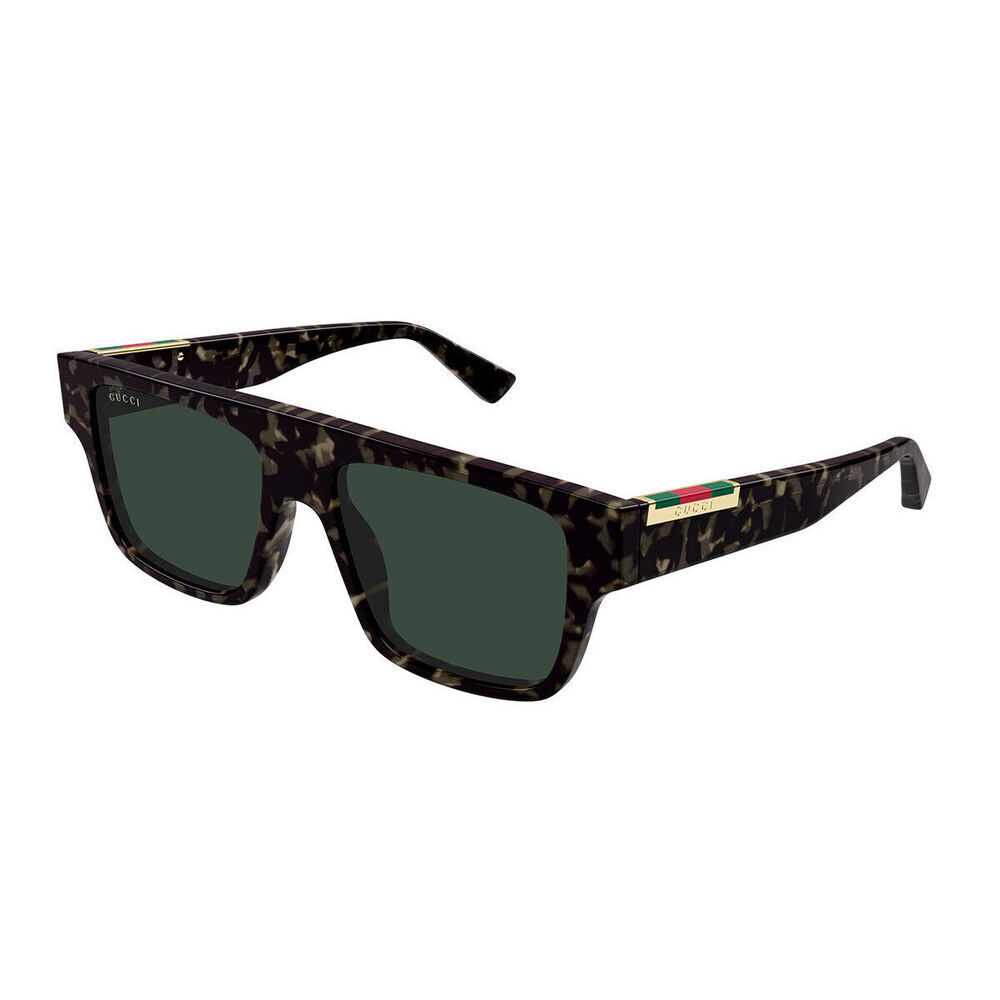 NWT Gucci GG1960S-004 Havana Green 53mm Sunglasses